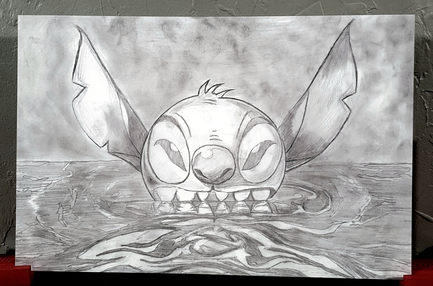 Lilo and Stitch B&W Sketch 11x17 Print