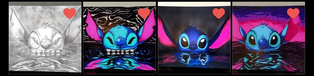 Lilo and Stitch Four Print Set 11x17 Print